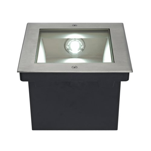 SLV DASAR 255 LED SQUARE inbouw grondspot asymmetrisch, inox 316, 28W, 400 - Slv 229381 2 rgb - 20029225