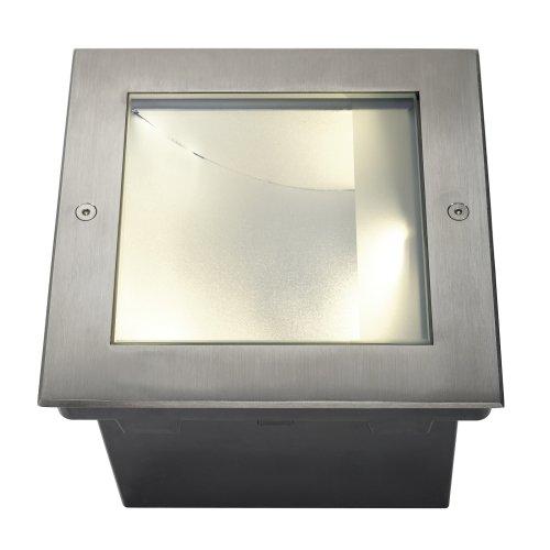 SLV dasar 255 led square grondspot inbouw rvs316 28w 3000k - Slv 229383 1 h rgb - 11004272