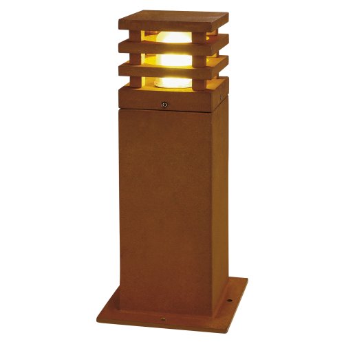 SLV RUSTY SQUARE 40 outdoor armatuur, corten staal, E27 Energy Saver, max. - Slv 229420 1 h rgb - 20029229