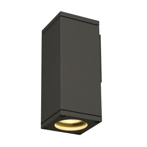 SLV THEO WALL OUT wandarmatuur , vierkant, antraciet, GU10, max. 35W - Slv 229525 1 h rgb - 20029237