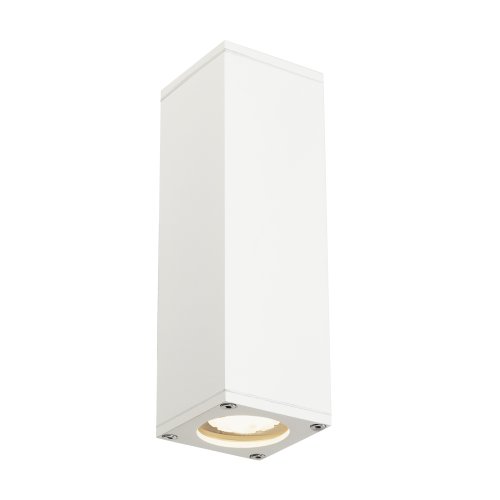 SLV THEO UP/DOWN OUT wandarmatuur, rechthoekig, wit, GU10, max. 2x 35 W - Slv 229531 1 h rgb - 20029238