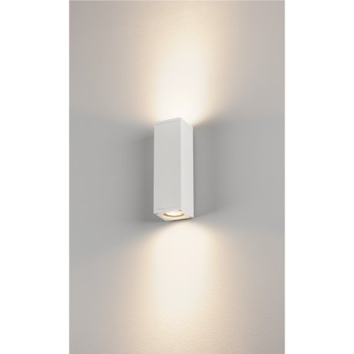 SLV THEO UP/DOWN OUT wandarmatuur, rechthoekig, wit, GU10, max. 2x 35 W - Slv 229531 ma1 rgb - 20029238