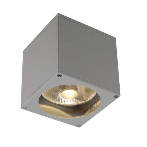 SLV BIG THEO WALL OUT, wandarmatuur, vierkant, zilvergrijs, ES111, max. 75 - Slv 229564 1 h rgb - 20029244