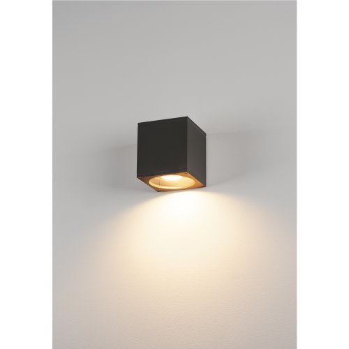 SLV BIG THEO WALL OUT, wandarmatuur, vierkant, antraciet, ES111, max. 75W - Slv 229565 ma1 rgb - 20029245