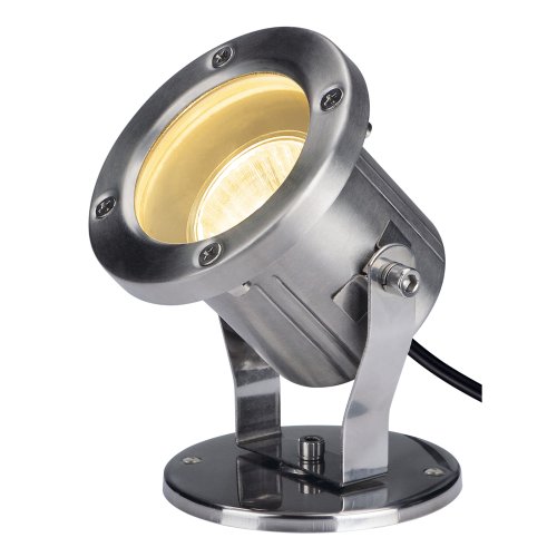 SLV NAUTILUS, outdoor spot, QPAR51, roestvrij staal, max. 35 W, incl. 1,5m - Slv 229741 1 h rgb - 20029252