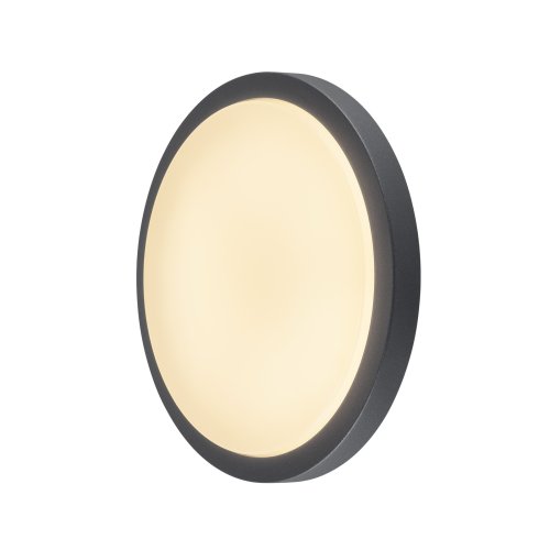 SLV AINOS, plafondarmatuur, led, 3000 K, rond, antraciet, met sensor - Slv 229975 2 rgb - 20029258