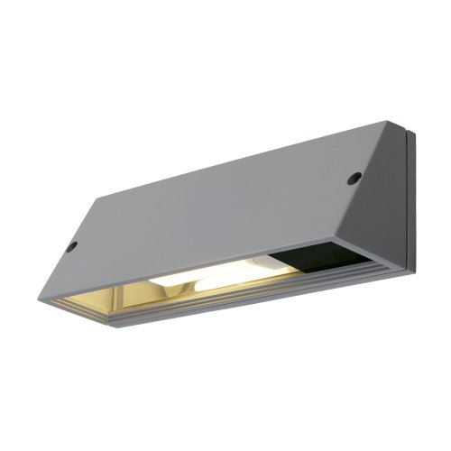 SLV PEMA SQUARE, wandarmatuur, zilvergrijs, E27, max. 15W - Slv 230034 1 h rgb - 20029260