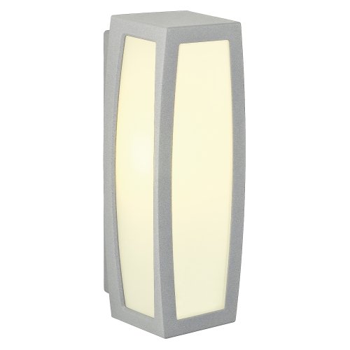 SLV MERIDIAN BOX, outdoor armatuur , zilvergrijs, E27, max. 25W - Slv 230044 2 rgb - 20029261