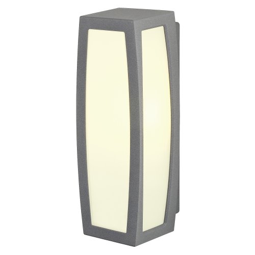 SLV meridian box outdoor wandlamp antraciet 20w met sensor - Slv 230085 2 rgb - 11010693