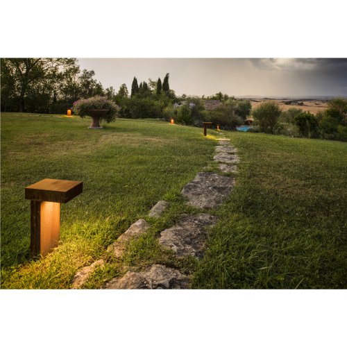 SLV RUSTY PATHLIGHT, corten staal, GX53, max. 9W - Slv 230090 a3 h rgb - 20029271