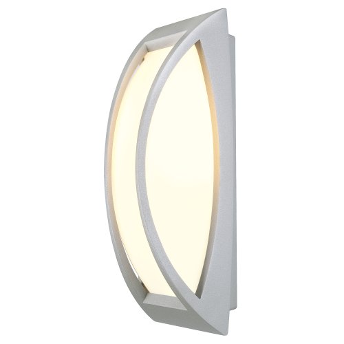 SLV MERIDIAN 2, wandarmatuur, zilvergrijs, E27 Energy Saver, max. 25W, IP5 - Slv 230444 1 h rgb - 20029276