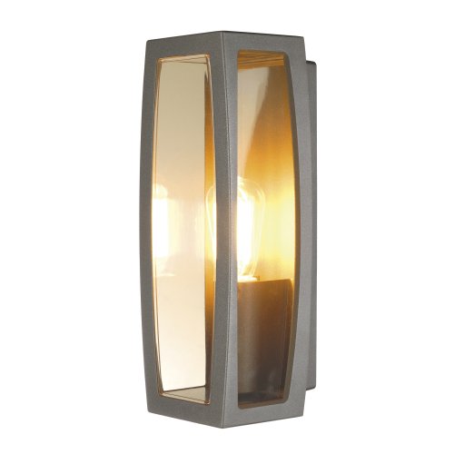 SLV meridian box outdoor wandlamp antraciet 25w - Slv 230655 1 h rgb - 11010694