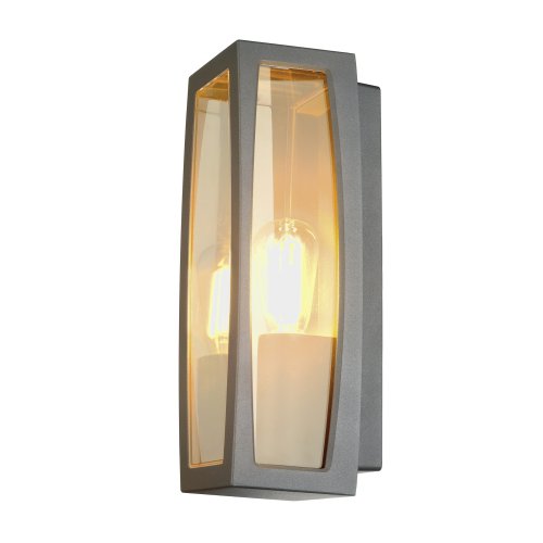 SLV meridian box outdoor wandlamp antraciet 25w - Slv 230655 2 rgb - 11010694
