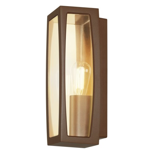 SLV MERIDIAN BOX 2 outdoor armatuur, roestkleur, E27, max. 25W, heldere ku - Slv 230657 3 rgb - 20029280