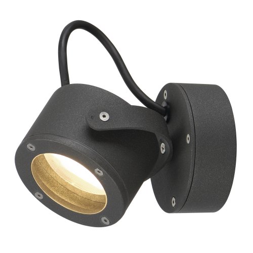 SLV SITRA 360 WL wandarmatuur antraciet 9w ip44 - Slv 231515 1 h rgb - 11007119