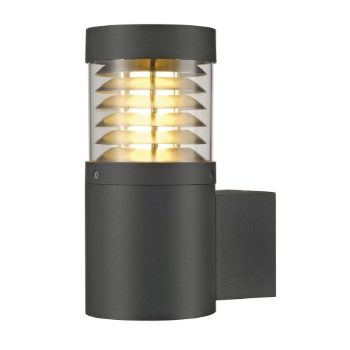 SLV F-POL WALL wandarmatuur, rond, antraciet E27, max. 20W - Slv 231585 1 h rgb - 20029316