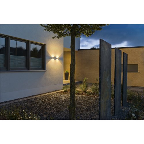 SLV LOGS WALL, vierkant, wit, 6W LED, warmwit - Slv 232101 a1 h rgb - 20029326