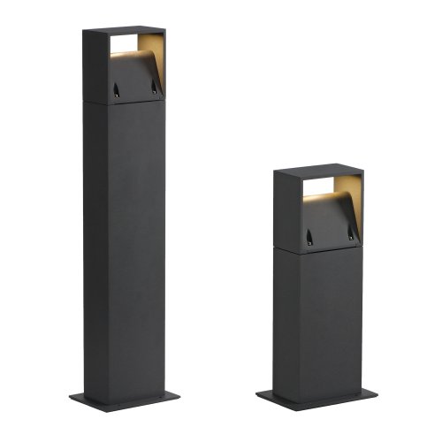 SLV LOGS 40, vierkant, antraciet, 6W LED, warmwit - Slv 232115 2 rgb - 20029328