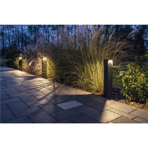 SLV LOGS 70, vierkant, antraciet, 6W LED, warmwit - Slv 232125 a6 rgb - 20029330