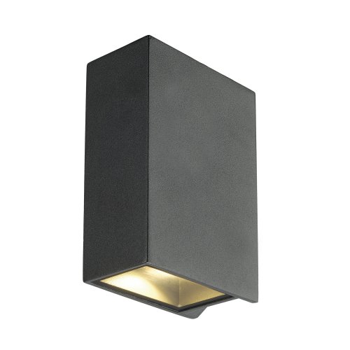 SLV QUAD 2 XL, wandarmatuur, vierkant, antraciet, LED, 2x3, 2W, 3000K, up- - Slv 232445 1 h rgb - 20029345