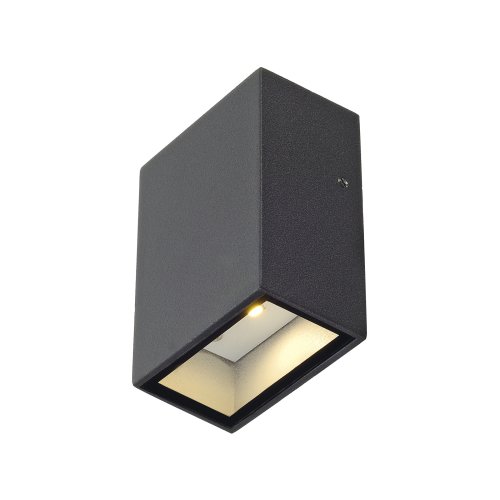 SLV QUAD 1, wandarmatuur, vierkant , antraciet, LED, 1x3W , 3000K - Slv 232465 1 h rgb - 20029348