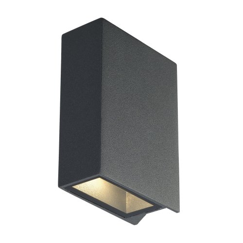 SLV QUAD 2, wandarmatuur, vierkant , antraciet, LED, 2x3W , 3000K , up-dow - Slv 232475 1 h rgb - 20029350