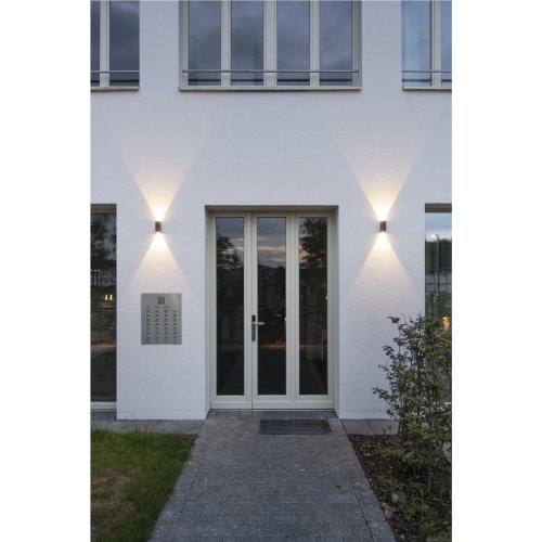 SLV QUAD 2, wandarmatuur, vierkant , antraciet, LED, 2x3W , 3000K , up-dow - Slv 232475 a4 rgb - 20029350