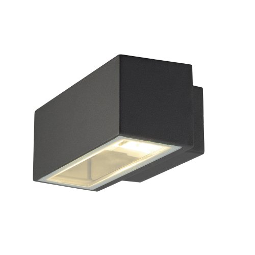 SLV BOX R7s, wandarmatuur, vierkant, antraciet, R7s, max. 80W, up-down - Slv 232485 1 h rgb - 20029351