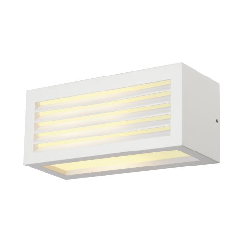 SLV BOX-L E27, wandarmatuur, vierkant, wit, E27, max. 18W - Slv 232491 1 h rgb - 20029352