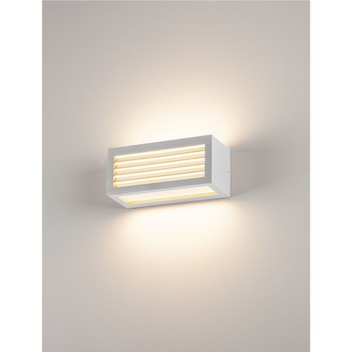 SLV BOX-L E27, wandarmatuur, vierkant, wit, E27, max. 18W - Slv 232491 ma1 rgb - 20029352