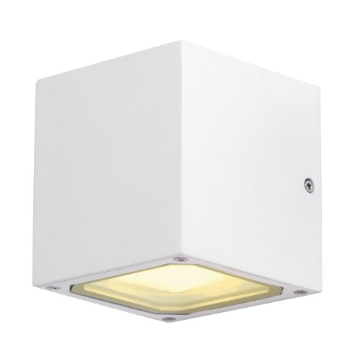 SLV SITRA CUBE, wandarmatuur, wit , GX53, max. 9W - Slv 232531 1 h rgb - 20029355