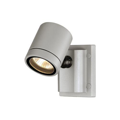 SLV NEW MYRA WALL wandarmatuur, zilvergrijs, GU10, max. 50W, IP55 - Slv 233104 1 h rgb - 20029362