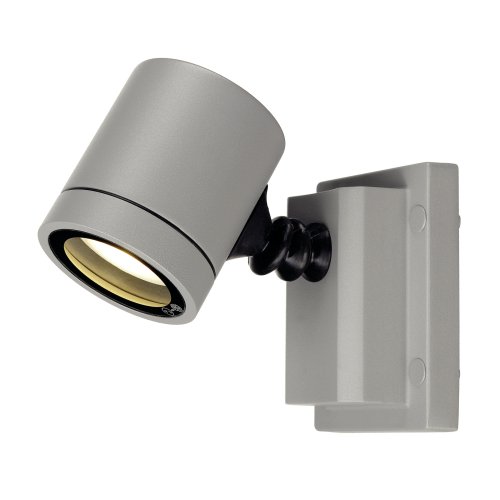 SLV NEW MYRA WALL wandarmatuur, zilvergrijs, GU10, max. 50W, IP55 - Slv 233104 2 rgb - 20029362