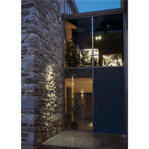 SLV NEW MYRA WALL wandarmatuur, zilvergrijs, GU10, max. 50W, IP55 - Slv 233104 a1 h rgb - 20029362