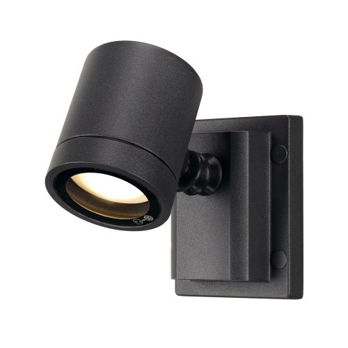 SLV NEW MYRA WALL wandarmatuur, antraciet, GU10, max. 50W, IP55 - Slv 233105 1 h rgb - 20029363