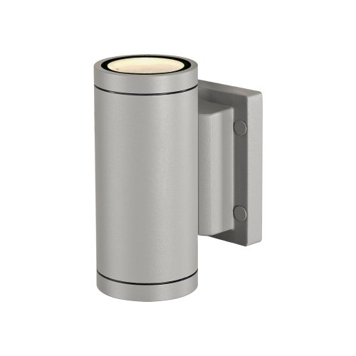 SLV NEW MYRA UP/DOWN wandarmatuur, zilvergrijs, 2xGU10, max. 2x35W, IP55 - Slv 233114 1 h rgb - 20029364