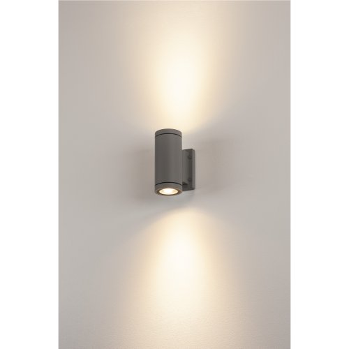 SLV NEW MYRA UP/DOWN wandarmatuur, antraciet, 2xGU10, max. 2x35W , IP55 - Slv 233115 ma1 rgb - 20029365