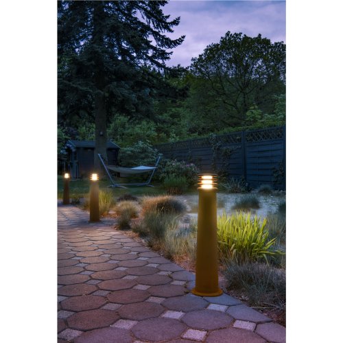 SLV RUSTY 70 LED ROUND, outdoor armatuur, corten staal, LED 3000K, IP55 - Slv 233417 a1 h rgb - 20029378