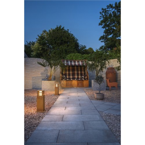 SLV RUSTY 40 LED SQUARE, outdoor armatuur, corten staal, LED 3000K, IP55 - Slv 233427 a1 h rgb - 20029379