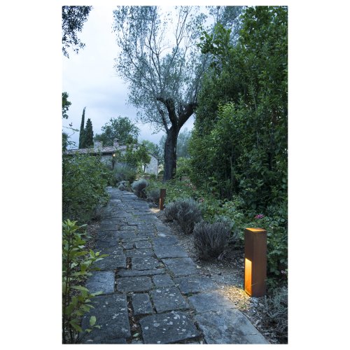 SLV RUSTY 50 LED SLOT, outdoor armatuur, corten staal, LED 3000K, IP44 - Slv 233447 a1 h rgb - 20029381