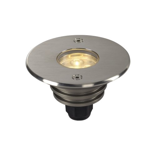 SLV DASAR LED LV vloerinbouwarmatuur, rond, roestvrij staal 316, 6,5 W , 3 - Slv 233500 1 h rgb - 20029383