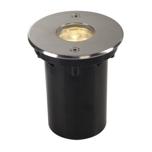 SLV DASAR LED LV vloerinbouwarmatuur, rond, roestvrij staal 316, 6,5 W , 3 - Slv 233500 2 rgb - 20029383