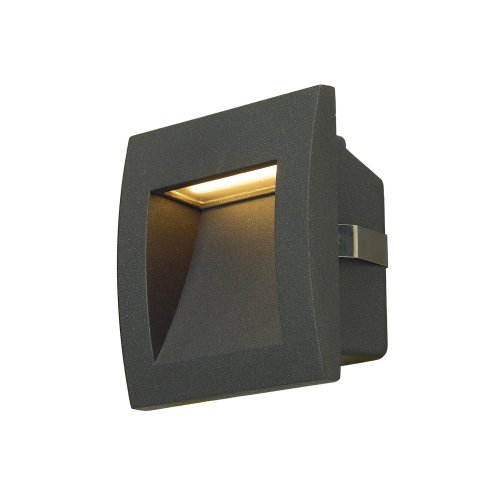 SLV DOWNUNDER OUT LED S, Wandinbouwarmatuur, antraciet - Slv 233605 1 h rgb - 20029391