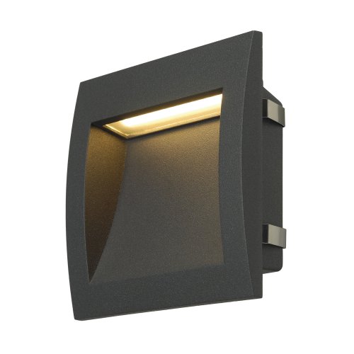 SLV DOWNUNDER OUT LED L, Wandinbouwarmatuur, antraciet - Slv 233615 1 h rgb - 20029393