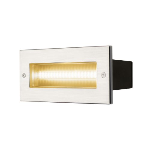SLV BRICK, outdoor wandinbouwarmatuur, led, 3000 k, roestvrij staal, IP67, - Slv 233650 1 h rgb - 20029398