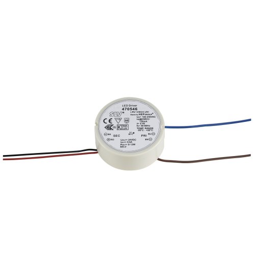 SLV LED TRANSFO INBOUW, 12W, 24V - Slv 470546 1 h rgb - 20029430