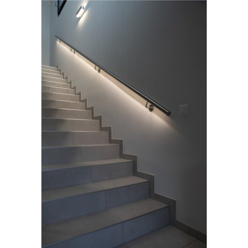 SLV ASSO LED wandlamp, geborsteld aluminium/wit, 2000K-3000K Dim to Warm - Slv 552863 1000637 a1 rgb - 20022962