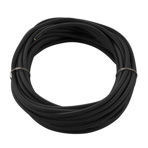 SLV Textiel kabel, 3x0,75mm&sup2;, 10m, zwart - Slv 961270 1 h rgb - 20029445