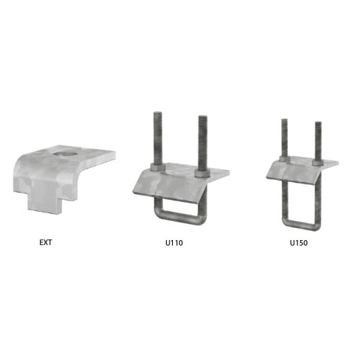 FLAMCO constructieplaat montagerail 83507 - Strut rp profile fixings collection p - 11003357
