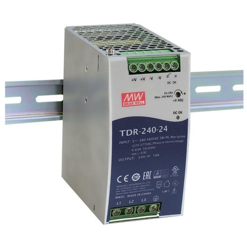 MEANWELL voeding tdr-240 24vdc 10a - Tdr 240 24 - 11006156